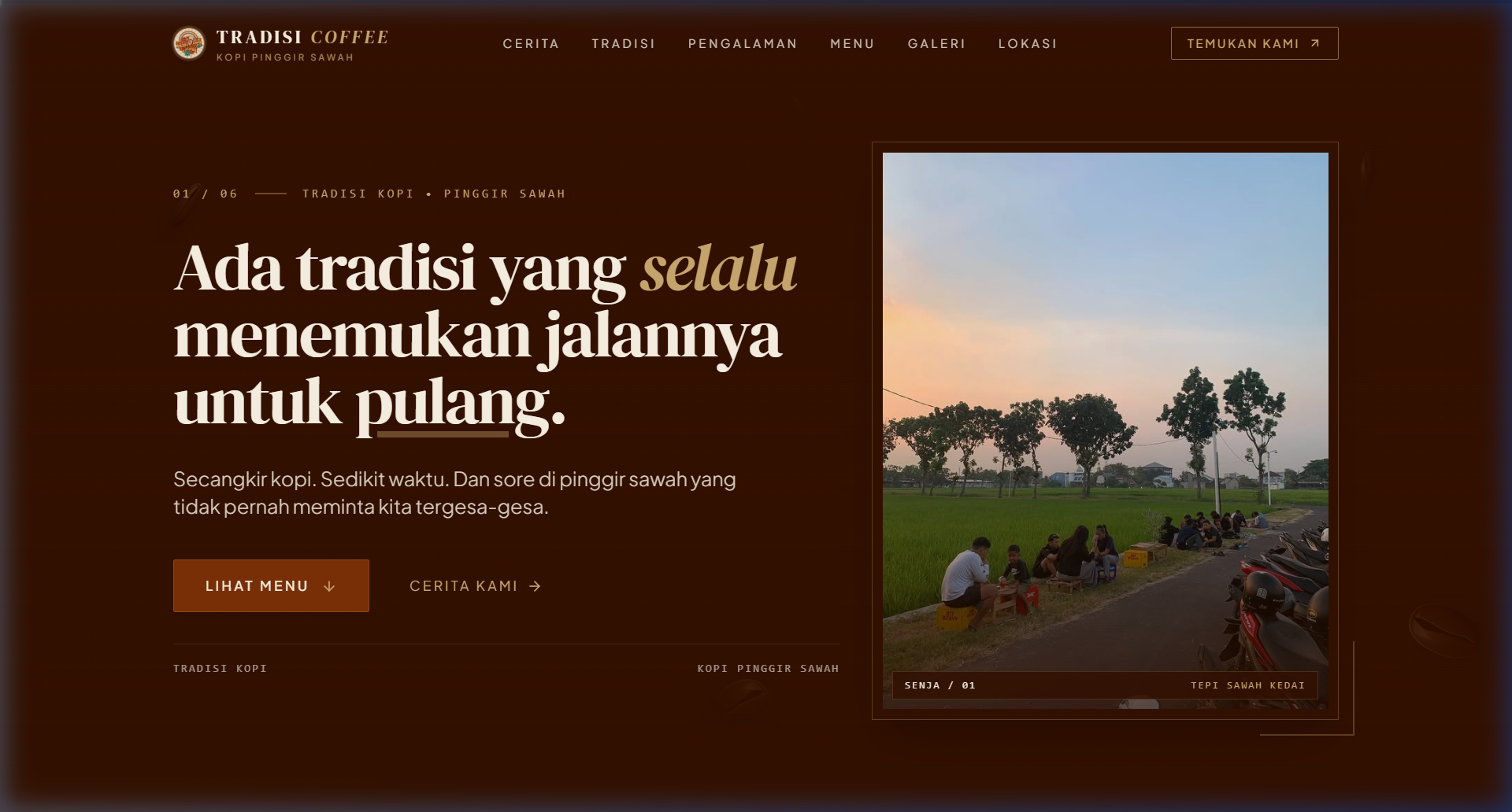 Tradisi Kopi screenshot